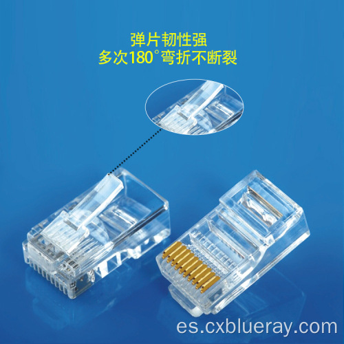 UTP 10P10C 3U Modular Modular RJ50 Conector